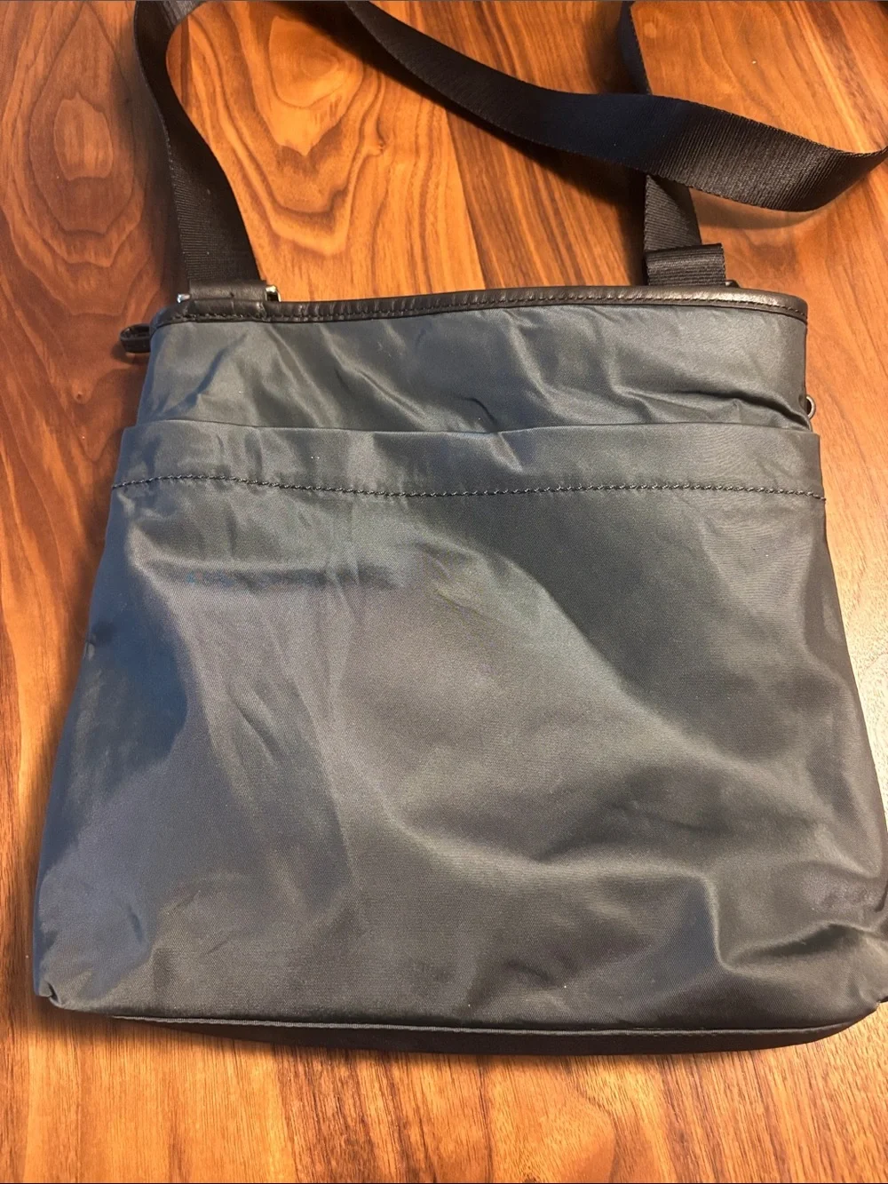 Tumi Black Nylon Crossbody Messenger Bag